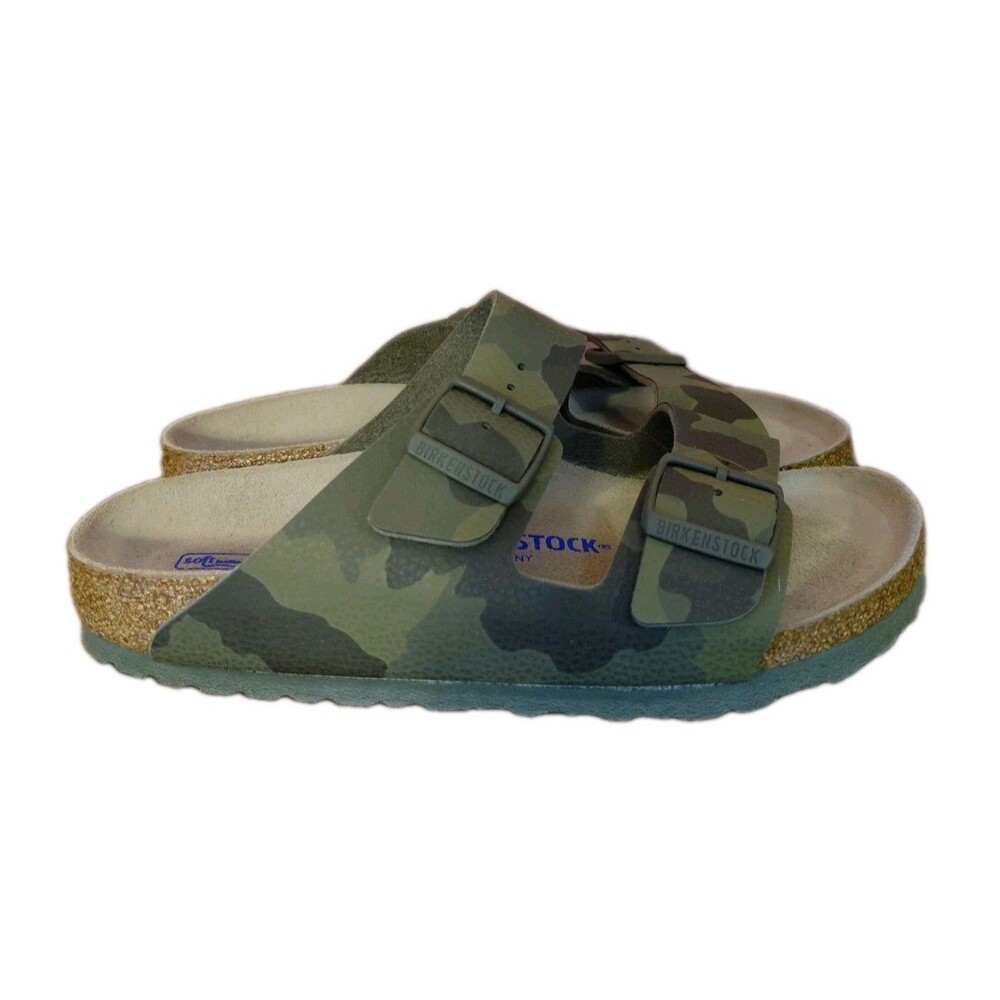 Birkenstock Arizona Desert Soil Camo Green Soft Footbed Women's US 8/EU 39